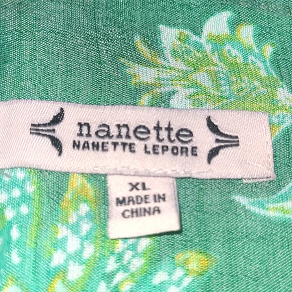 Nanette Lepore Cabana Green Pants - Picture 4 of 4